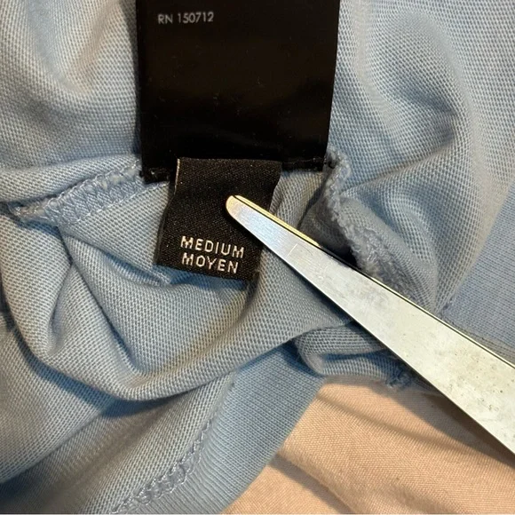 AMIRI 2023 Monogram Logo Blue Tshirt